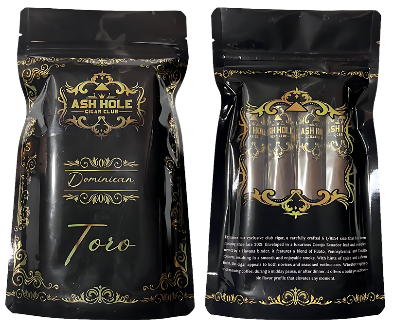 4 Pack - Ash Hole Cigars (Dubai One Release) 6 1/8" × 54