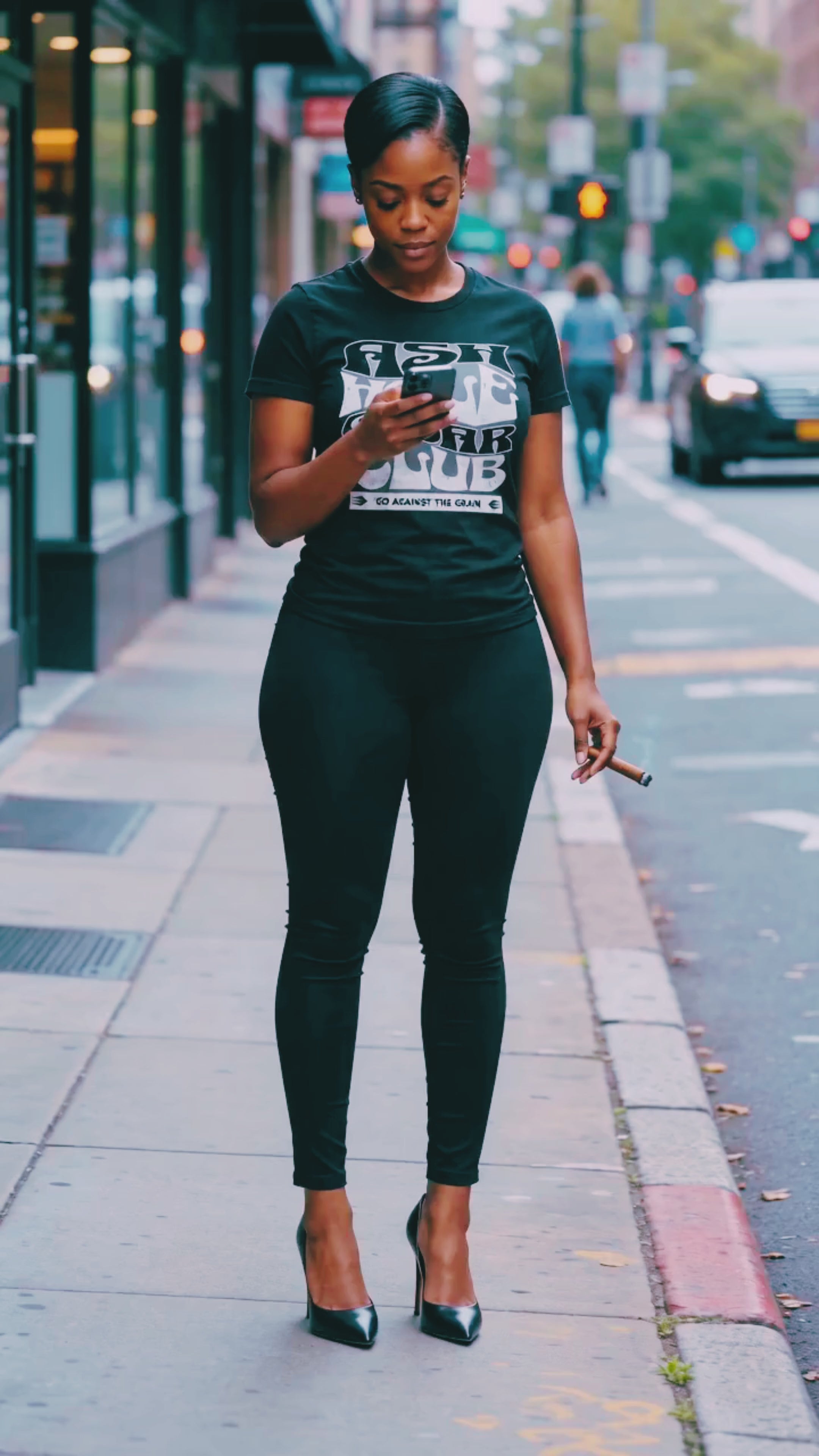 Load video: Grungy, wavy lettering makes this shirt a guaranteed attention grabber.